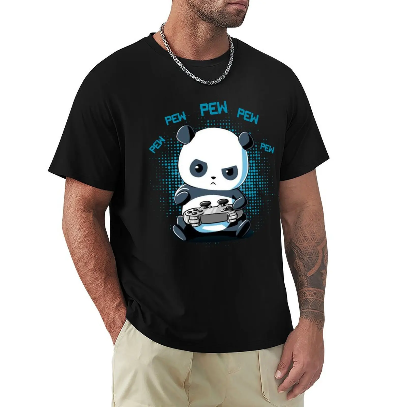 Gaming Panda Cute Panda Gaming Gift T-Shirt Big and Tall Crew Neck Tee
Gaming Panda Cute Panda Gaming Gift T-Shirt Big and Tall Crew Neck Tee
