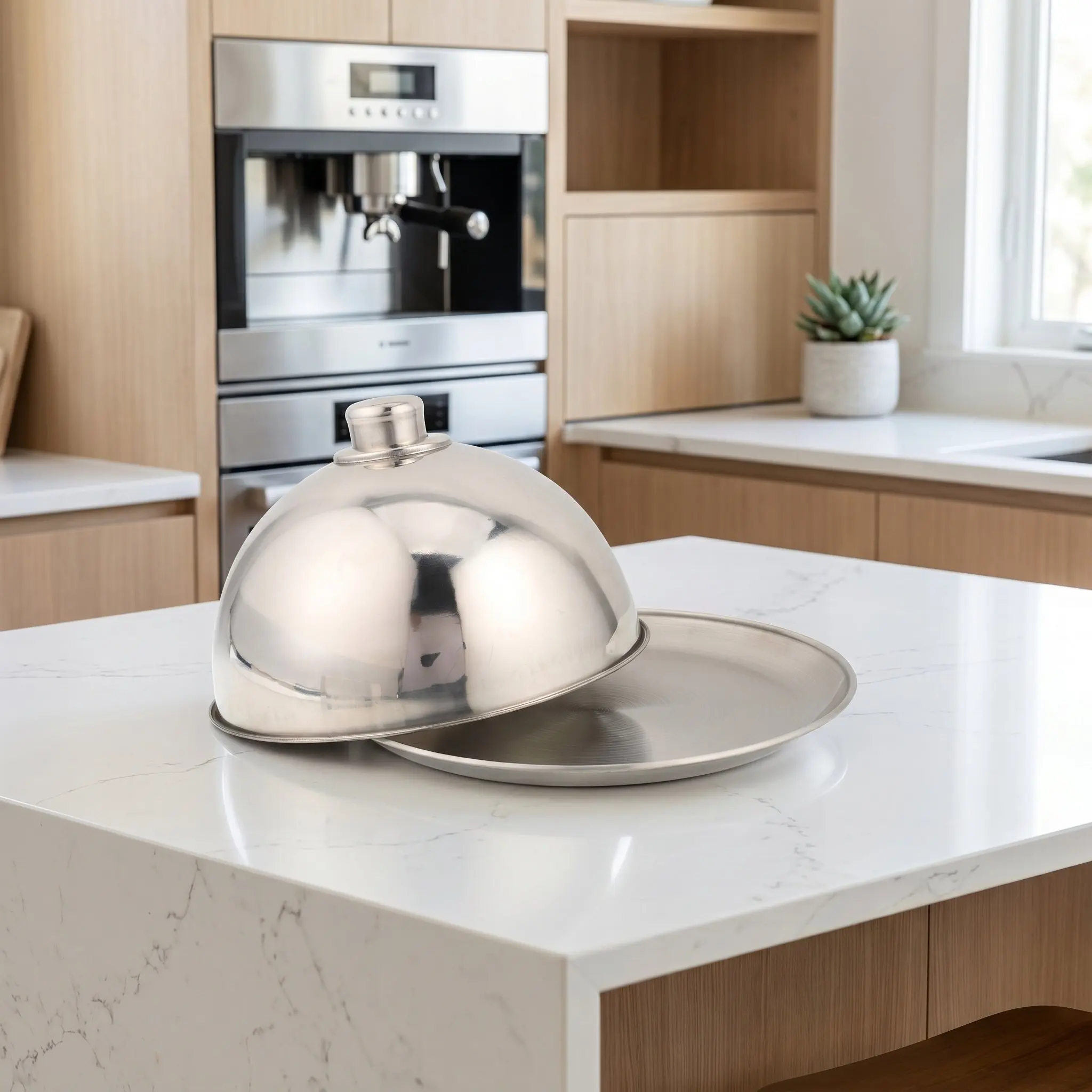 Stainless Steel Food Inch Circular Cloche Metal Plate Restaurant Buffet Wedding Steak Cake Display Cover
Stainless Steel Food Inch Circular Cloche Metal Plate Restaurant Buffet Wedding Steak Cake Display Cover