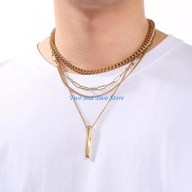 HX6F Elegant Gender Neutral Twisted Rod Chain Jewelry Gift Accessory
HX6F Elegant Gender Neutral Twisted Rod Chain Jewelry Gift Accessory