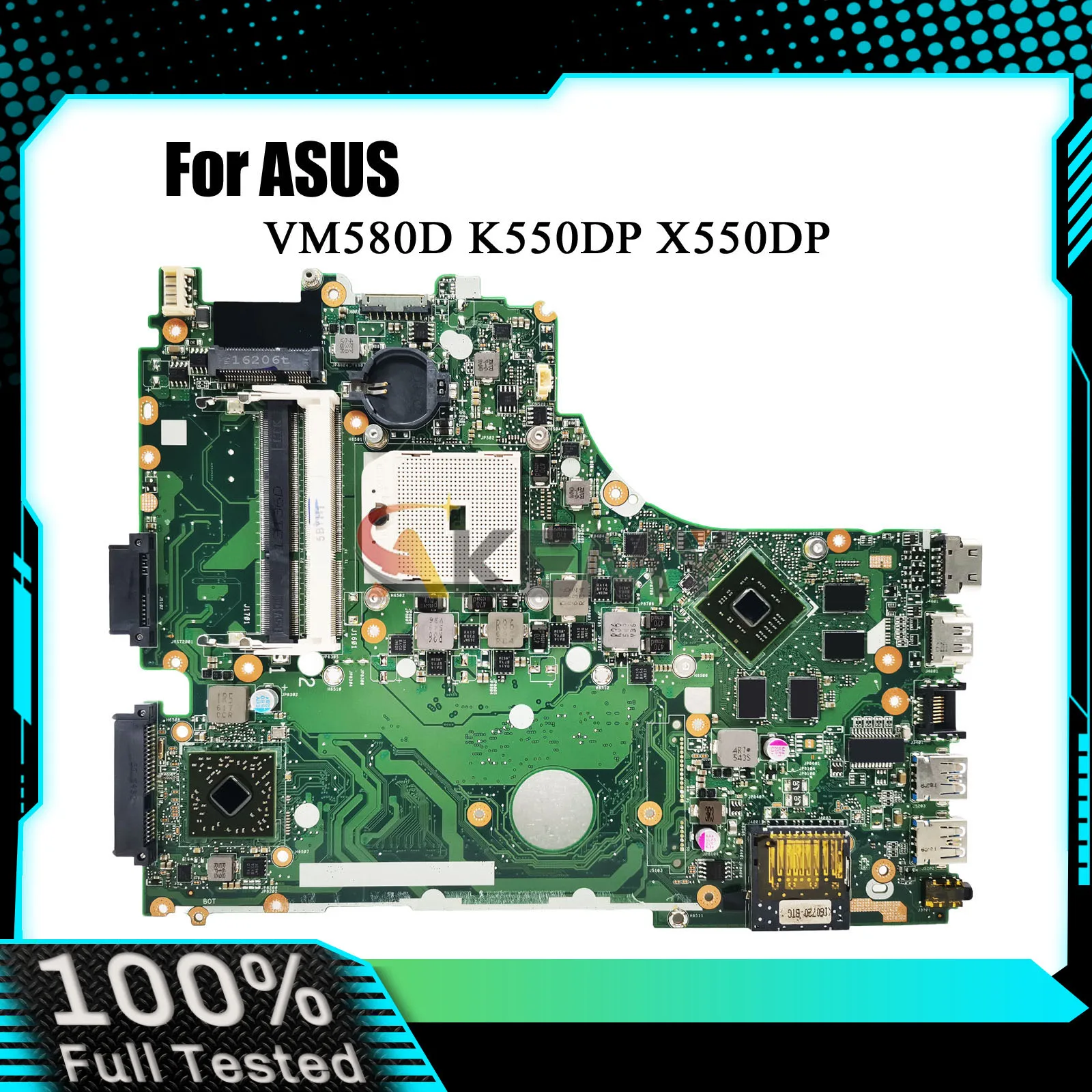 X550DP Laptop Motherboard For ASUS VivoBook VM580D X550DP X550D K550DP Notebook Mainboard in stock 100% tests OK fast shipping
X550DP Laptop Motherboard For ASUS VivoBook VM580D X550DP X550D K550DP Notebook Mainboard in stock 100% tests OK fast shipping