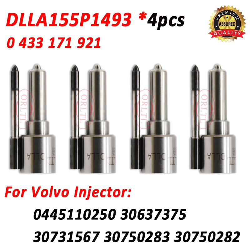 4шт DLLA155P1493 0433171921 Дизельная форсунка DLLA 155P 1493 для Volvo 0445110250 30637375 30731567 30750283 30750282
4шт DLLA155P1493 0433171921 Дизельная форсунка DLLA 155P 1493 для Volvo 0445110250 30637375 30731567 30750283 30750282