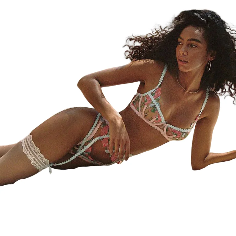 KUCLUT embroidered flowers bra and panty set sexy heavy craft pink love garter underwear with steel ring lingerie panties
KUCLUT embroidered flowers bra and panty set sexy heavy craft pink love garter underwear with steel ring lingerie panties