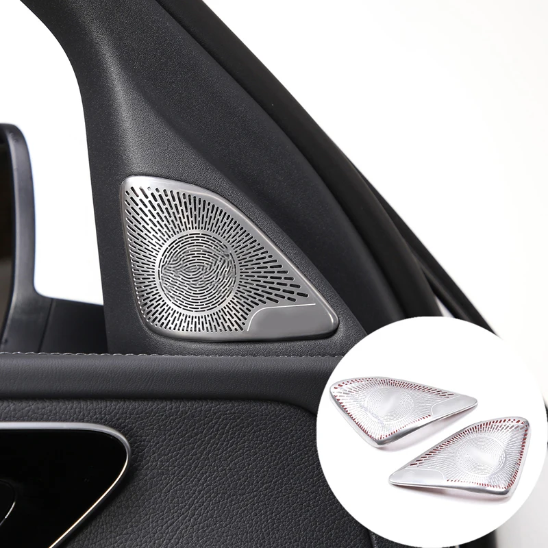 Stainless Car Interior A Pillar Door Audio Stereo Speaker Decoration Cover Trim Accessories For Mercedes-Benz C-Class W206 2022
Stainless Car Interior A Pillar Door Audio Stereo Speaker Decoration Cover Trim Accessories For Mercedes-Benz C-Class W206 2022