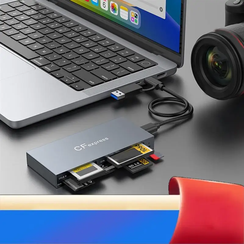 Устройство чтения карт памяти 6 в 1, устройство чтения карт памяти USB 3.2 для SD/TF/MS/XD/CF, адаптер для чтения карт памяти 6 одновременно-X62A
Устройство чтения карт памяти 6 в 1, устройство чтения карт памяти USB 3.2 для SD/TF/MS/XD/CF, адаптер для чтения карт памяти 6 одновременно-X62A