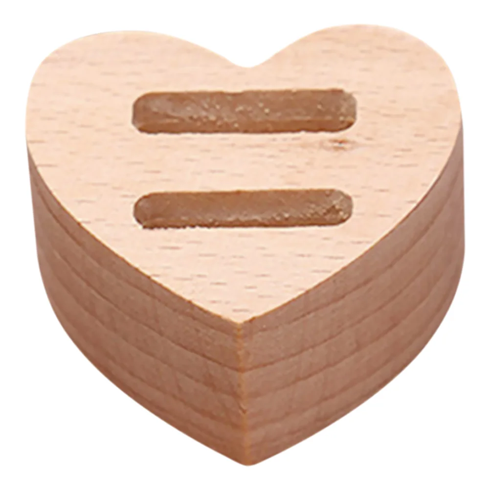 Heart Shape Double Slot Wooden Ring Holder Display Stand Beech Wood Jewelry Organizer for Wedding Home
Heart Shape Double Slot Wooden Ring Holder Display Stand Beech Wood Jewelry Organizer for Wedding Home
