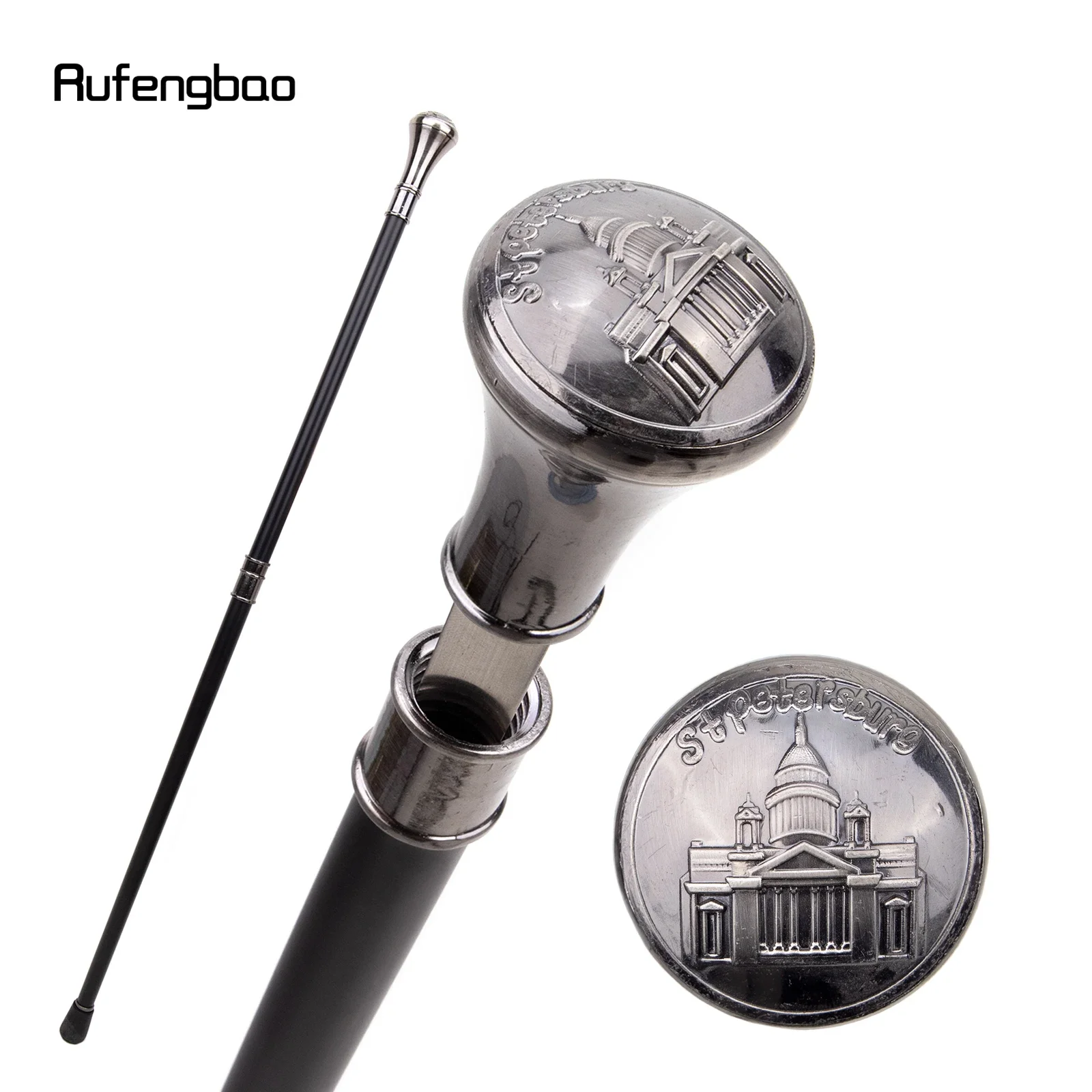 Stpetersburg Cathedral Gate Totem Relief Walking Stick with Hidden Plate Self Defense Fashion Cane Plate Cosplay Crosier 93cm
Stpetersburg Cathedral Gate Totem Relief Walking Stick with Hidden Plate Self Defense Fashion Cane Plate Cosplay Crosier 93cm