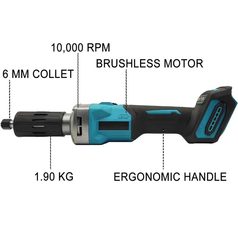 【Professional Grade】TX 2000W Brushless Cordless Electric Die Grinder 4 Speeds Stone Wood Metal Cutting Polishing Rotary Tools Fo
【Professional Grade】TX 2000W Brushless Cordless Electric Die Grinder 4 Speeds Stone Wood Metal Cutting Polishing Rotary Tools Fo