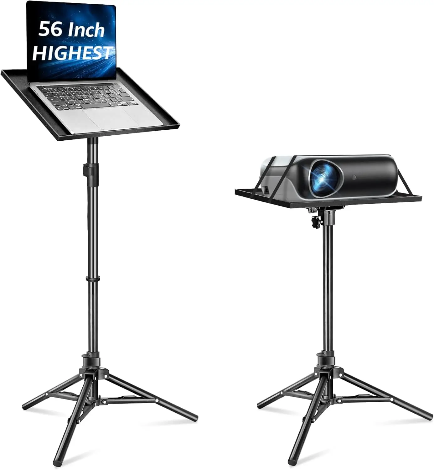 Adjustable Projector Tripod Stand with 16x11 Inch Tray, Portable Floor Mount for Office Home Outdoor Studio
Adjustable Projector Tripod Stand with 16x11 Inch Tray, Portable Floor Mount for Office Home Outdoor Studio