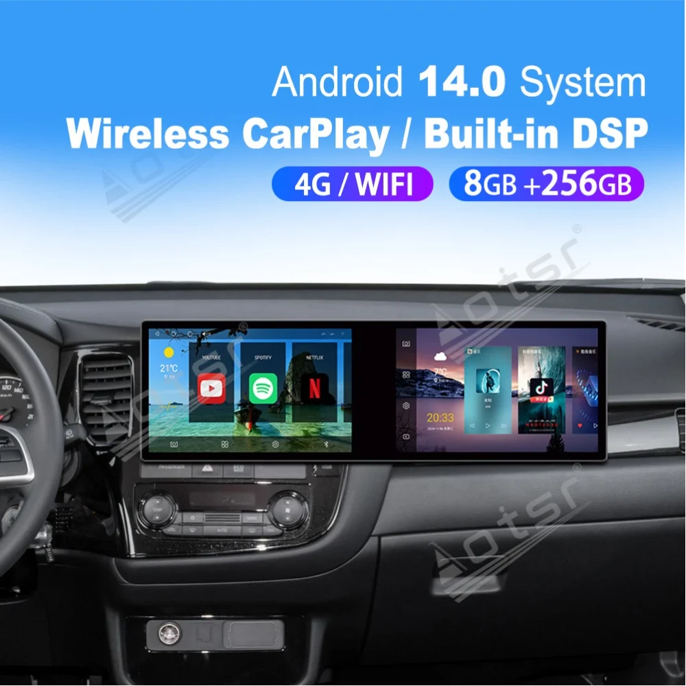 11.5" Dual Screen 8 Core Qualcomm Android 14 Car Multimedia Automotive Radio For Mitsubishi Outlander 2024 GPS Navi Head Unit
11.5" Dual Screen 8 Core Qualcomm Android 14 Car Multimedia Automotive Radio For Mitsubishi Outlander 2024 GPS Navi Head Unit