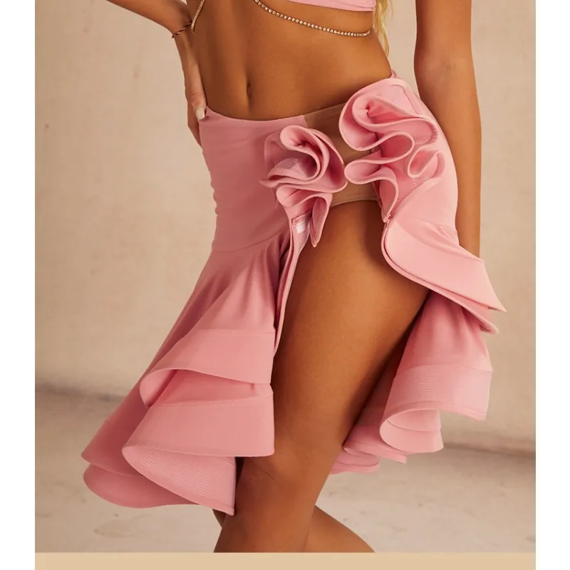 Customized ZYM Half Skirt High Slit Latin Dance Practice Dress Women's Double Layered Heavy Duty Fishbone with Bottom Pants
Customized ZYM Half Skirt High Slit Latin Dance Practice Dress Women's Double Layered Heavy Duty Fishbone with Bottom Pants