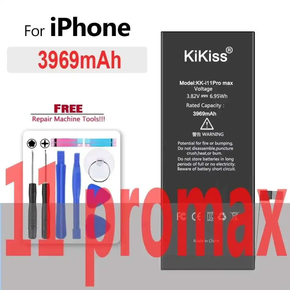 Li-ion Battery For iPhone 11 12 13 14 15 Pro Max mini Plus SE X XR XS Max 12mini 13pro 13promax Replacement Phone Batteries
Li-ion Battery For iPhone 11 12 13 14 15 Pro Max mini Plus SE X XR XS Max 12mini 13pro 13promax Replacement Phone Batteries
