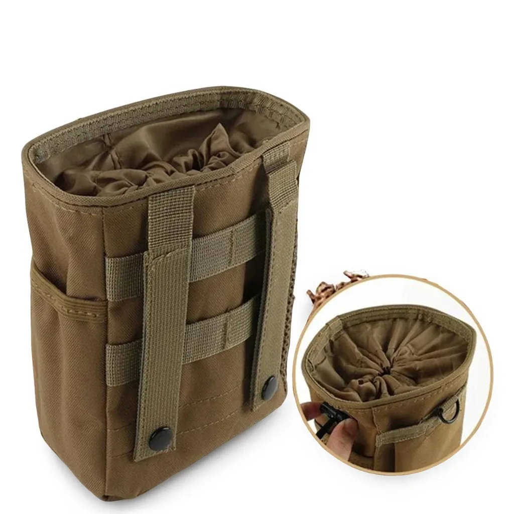 Tactical Molle Drawstring Magazine Dump Pouch Adjustable Military Utility Belt Fanny Hip Holster Bag Outdoor Ammo Pouch Holster
Tactical Molle Drawstring Magazine Dump Pouch Adjustable Military Utility Belt Fanny Hip Holster Bag Outdoor Ammo Pouch Holster