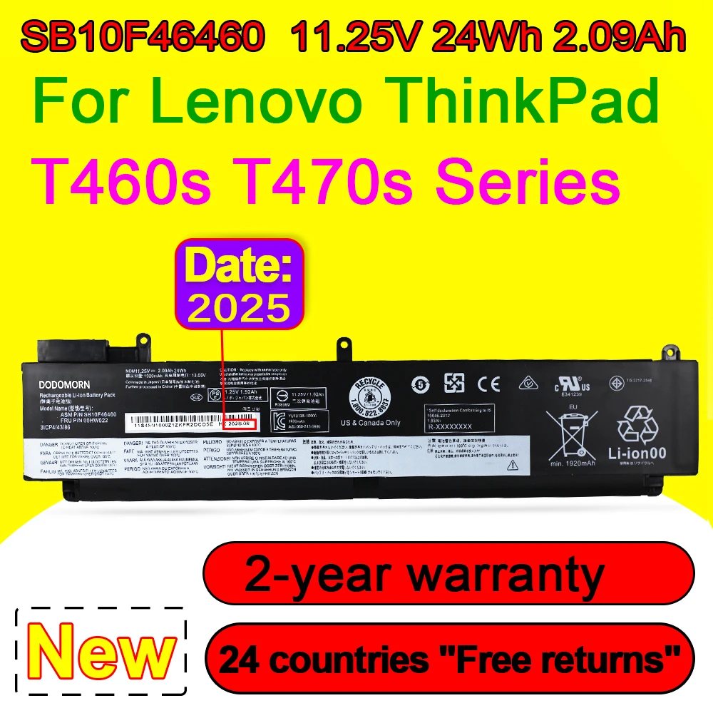Новый аккумулятор для Lenovo ThinkPad T460S T470S серии 00HW022 00HW023 SB10F46460 Аккумулятор для ноутбука 00HW025 00HW024 01AV407 01AV406
Новый аккумулятор для Lenovo ThinkPad T460S T470S серии 00HW022 00HW023 SB10F46460 Аккумулятор для ноутбука 00HW025 00HW024 01AV407 01AV406