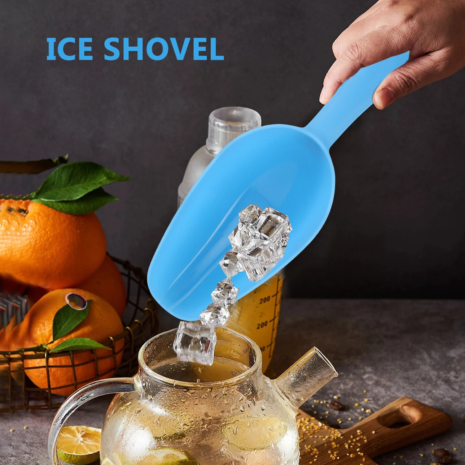 Grain Scoop Blue Plastic Hand Scoop For Kitchen Canisters Flour Ice Cubes Coffee Beans Pet Food Dry Foods Popcorn Spice
Grain Scoop Blue Plastic Hand Scoop For Kitchen Canisters Flour Ice Cubes Coffee Beans Pet Food Dry Foods Popcorn Spice