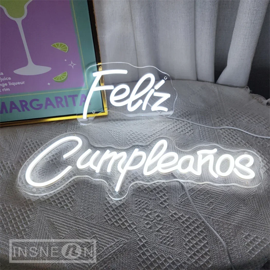 Feliz Cumpleanos Neon LED Signs Spanish Birthday Decor Aesthetic for Room Wall Party Bedroom Neon Sign Boy Girl Gifts Neon Light
Feliz Cumpleanos Neon LED Signs Spanish Birthday Decor Aesthetic for Room Wall Party Bedroom Neon Sign Boy Girl Gifts Neon Light