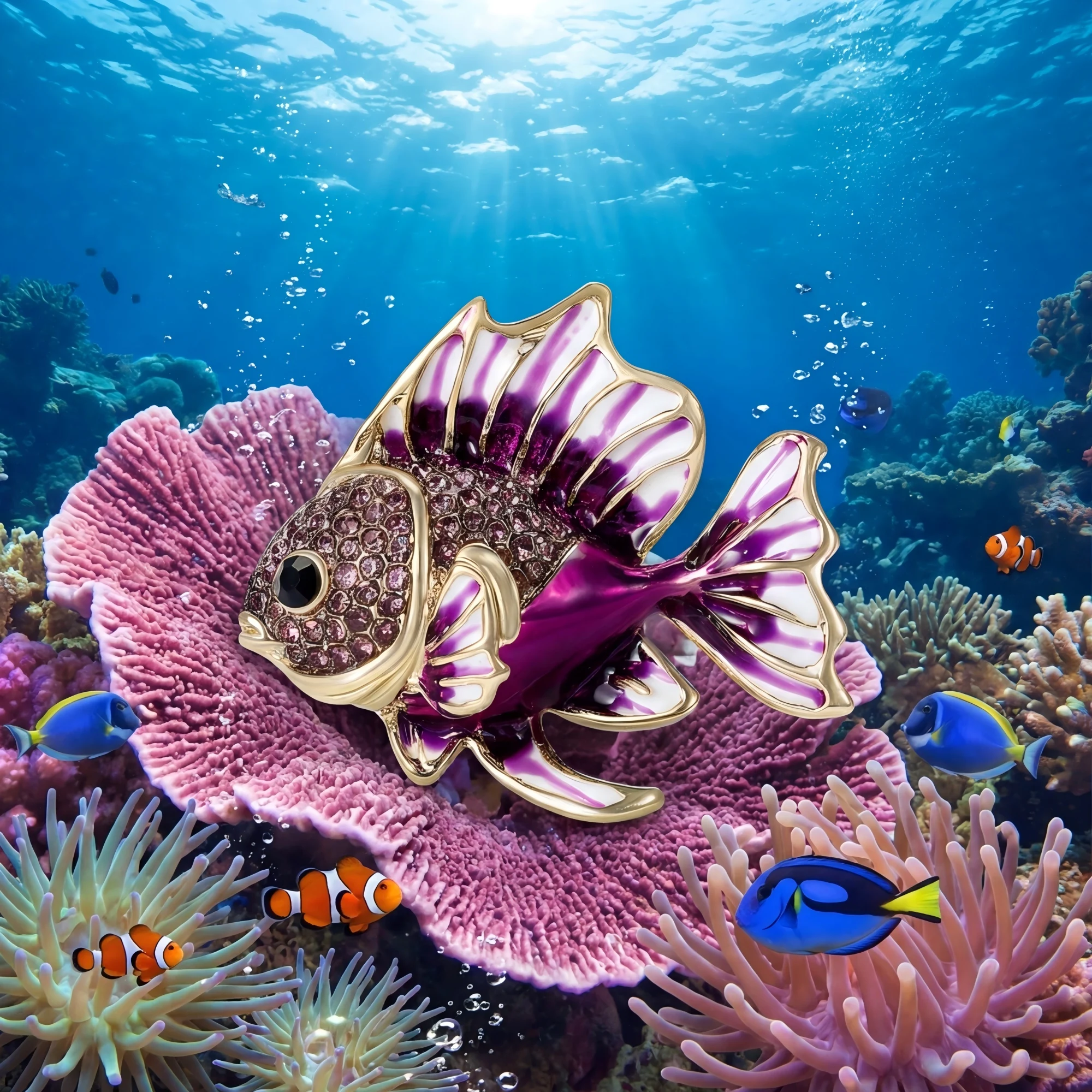 Classic Enamel Fish Brooches for Women Rhinestone Marine Animal Pins Friend Event Party New Gifts Jewelry Decoration Accessories
Classic Enamel Fish Brooches for Women Rhinestone Marine Animal Pins Friend Event Party New Gifts Jewelry Decoration Accessories