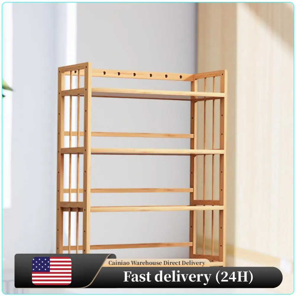 4-Tier Bamboo Shelf Large Capacity Storage Shelves Multi-Function Free-Standing Storage Rack for Bathroom Kitchen Living Room
4-Tier Bamboo Shelf Large Capacity Storage Shelves Multi-Function Free-Standing Storage Rack for Bathroom Kitchen Living Room