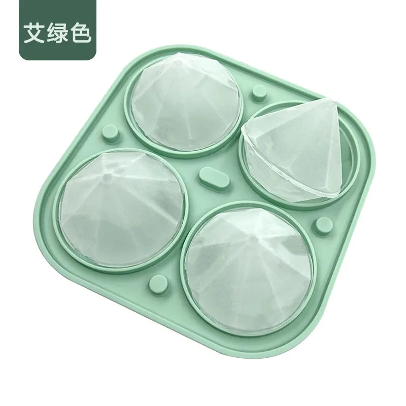 4-cubicle ice tray with lid, diamond-shaped ice tray, food-grade silicone diamond-shaped ice tray, easy to unmold, reusable
4-cubicle ice tray with lid, diamond-shaped ice tray, food-grade silicone diamond-shaped ice tray, easy to unmold, reusable