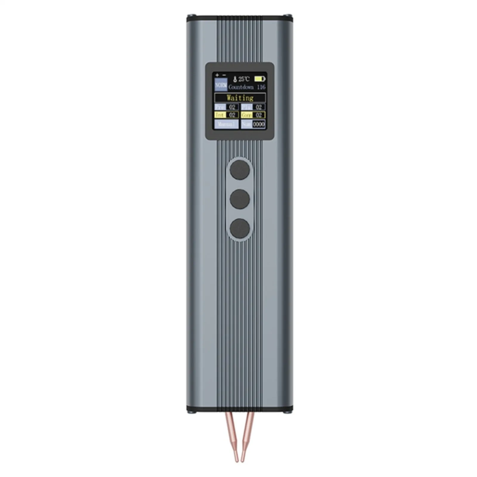 Spot Welding Machine 2200mAh Lithium Battery Gray 11-Level Power Adjustment Dual Mode Auto/Manual 0.1-0.25mm Nickel Strip 600A
Spot Welding Machine 2200mAh Lithium Battery Gray 11-Level Power Adjustment Dual Mode Auto/Manual 0.1-0.25mm Nickel Strip 600A