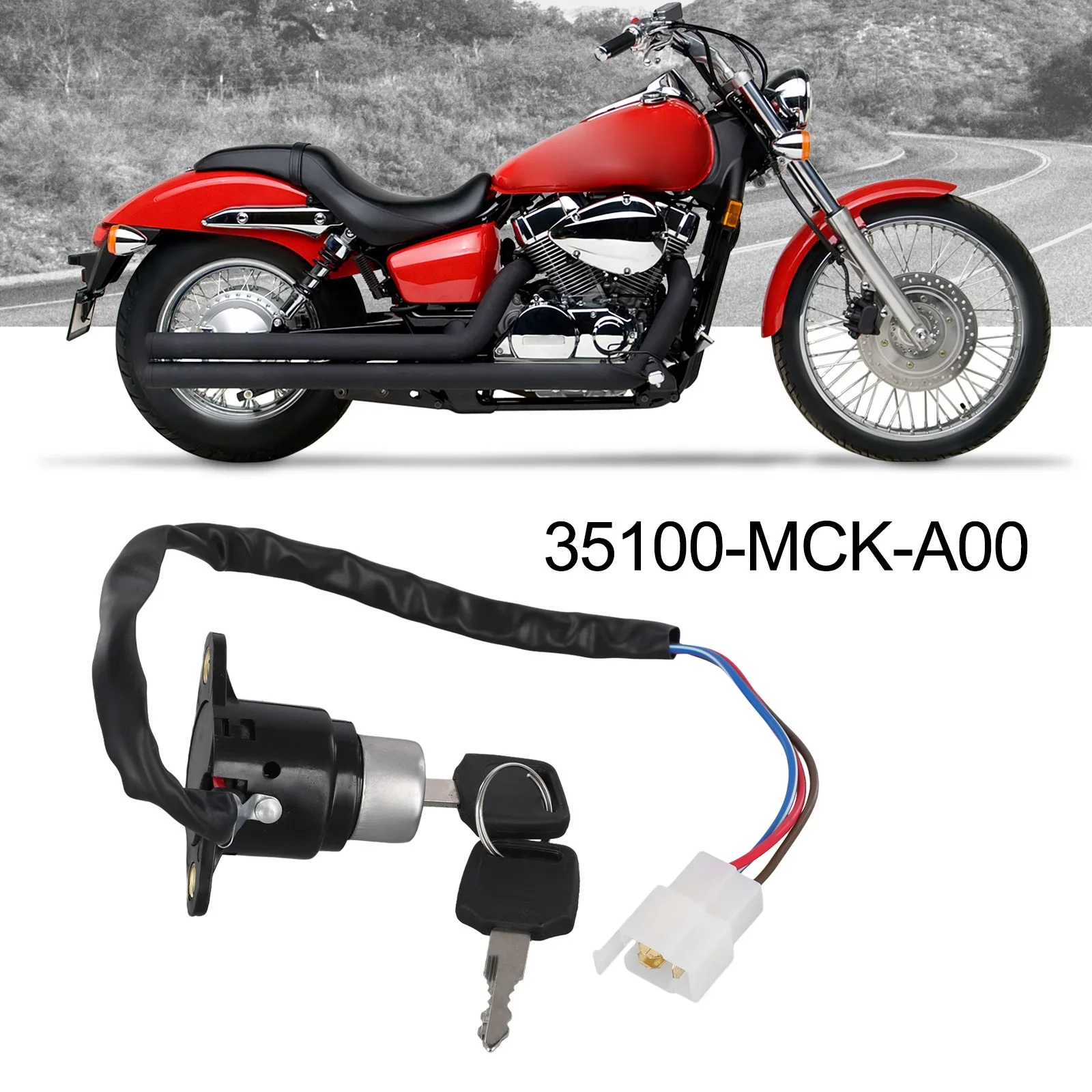 Silver VT1100 Anti-Corrosion Material Easy Installation Key Switch Metal Ignition Switch Motorcycle Repair For Honda VT1100C2
Silver VT1100 Anti-Corrosion Material Easy Installation Key Switch Metal Ignition Switch Motorcycle Repair For Honda VT1100C2