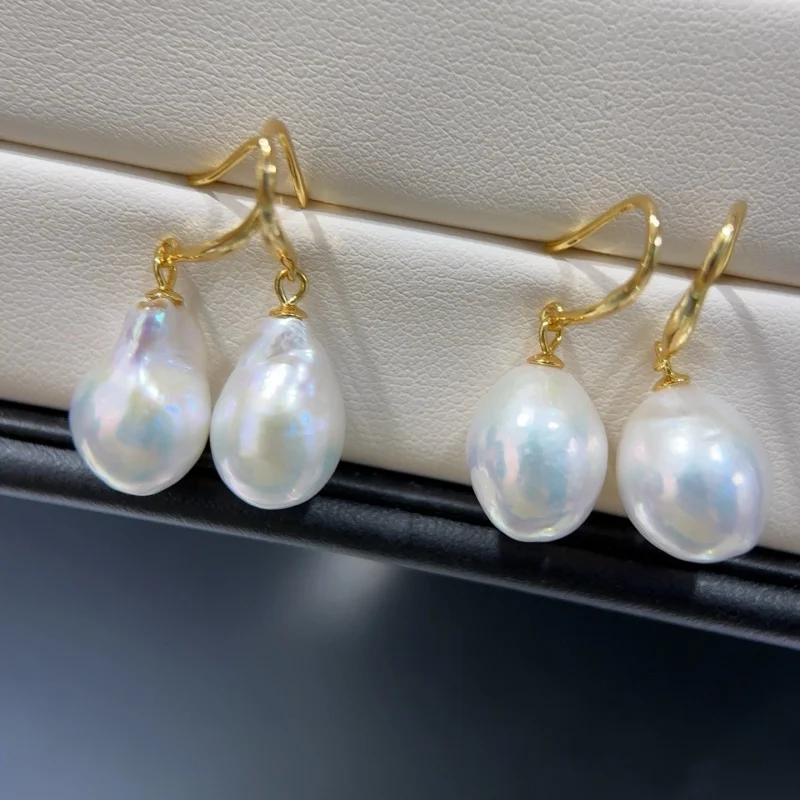 SGARIT 13-14mm Irregular Aurora Baroque Pearl Earrings Gold Plated S925 Sterling Silver Luxury Dangle Earrings for Women Gift
SGARIT 13-14mm Irregular Aurora Baroque Pearl Earrings Gold Plated S925 Sterling Silver Luxury Dangle Earrings for Women Gift