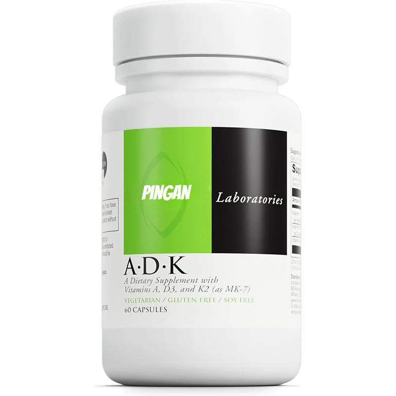 ADK — помогает с костями, сердцем и иммунитетом здоровья — содержит витамин А, D3-вегетарианский, без глютена и сои
ADK — помогает с костями, сердцем и иммунитетом здоровья — содержит витамин А, D3-вегетарианский, без глютена и сои