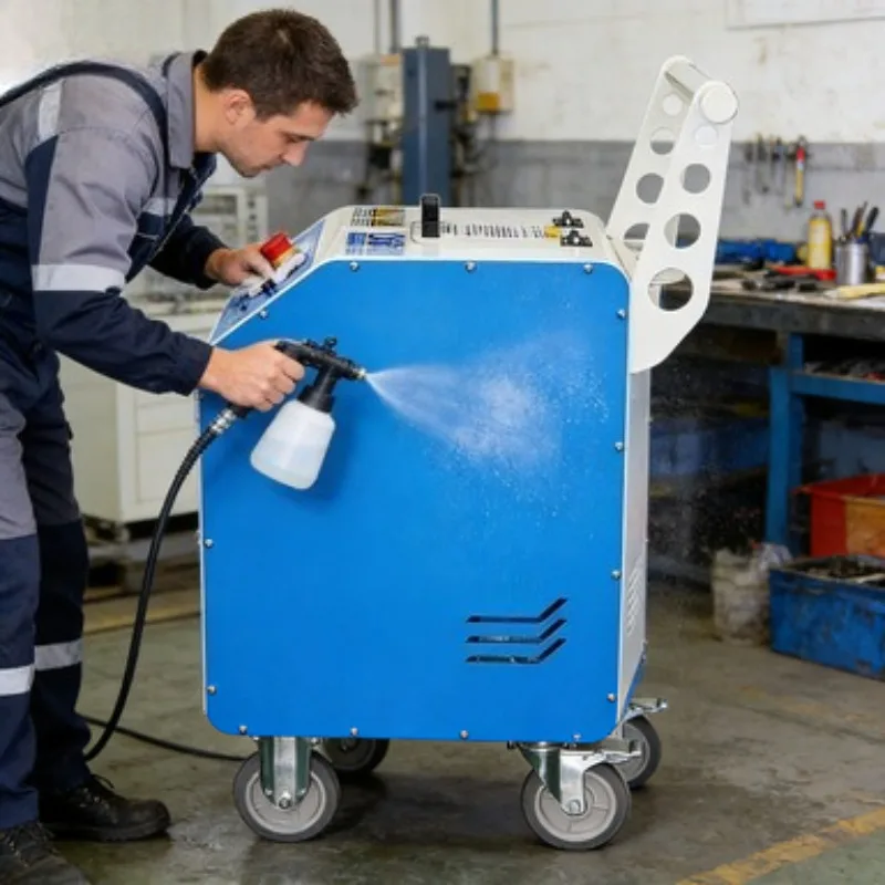 Dry Ice Blasting Machine Food Grade Industrial Cleaner for Bakery Oven Conveyor Belt Grease Removal 220V
Dry Ice Blasting Machine Food Grade Industrial Cleaner for Bakery Oven Conveyor Belt Grease Removal 220V