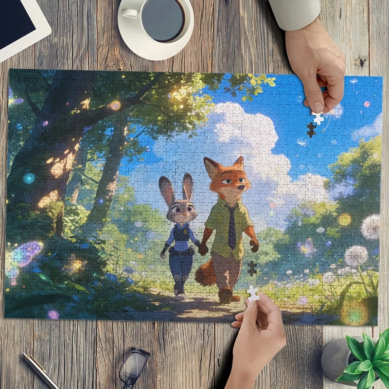 Пазл-постер 1000 деталей Disney Zootopia: Джуди Хоппс и Ник Вайлд | Высококомпетуризирующаяся, развивающая игра для взрослых, без рамки, подходит для...
Пазл-постер 1000 деталей Disney Zootopia: Джуди Хоппс и Ник Вайлд | Высококомпетуризирующаяся, развивающая игра для взрослых, без рамки, подходит для...