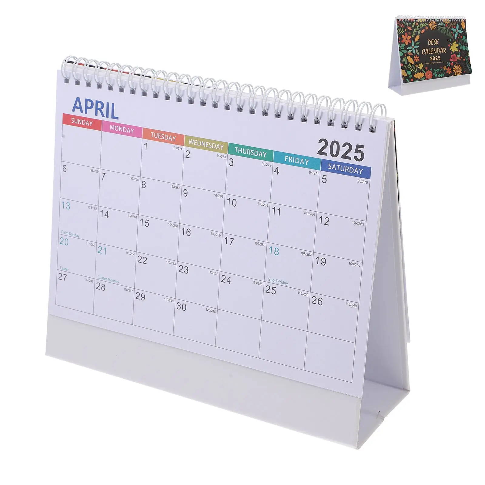 Desktop Calendar Stand for Calendars Academic Spiral Flip Paper Calander Office Small
Desktop Calendar Stand for Calendars Academic Spiral Flip Paper Calander Office Small