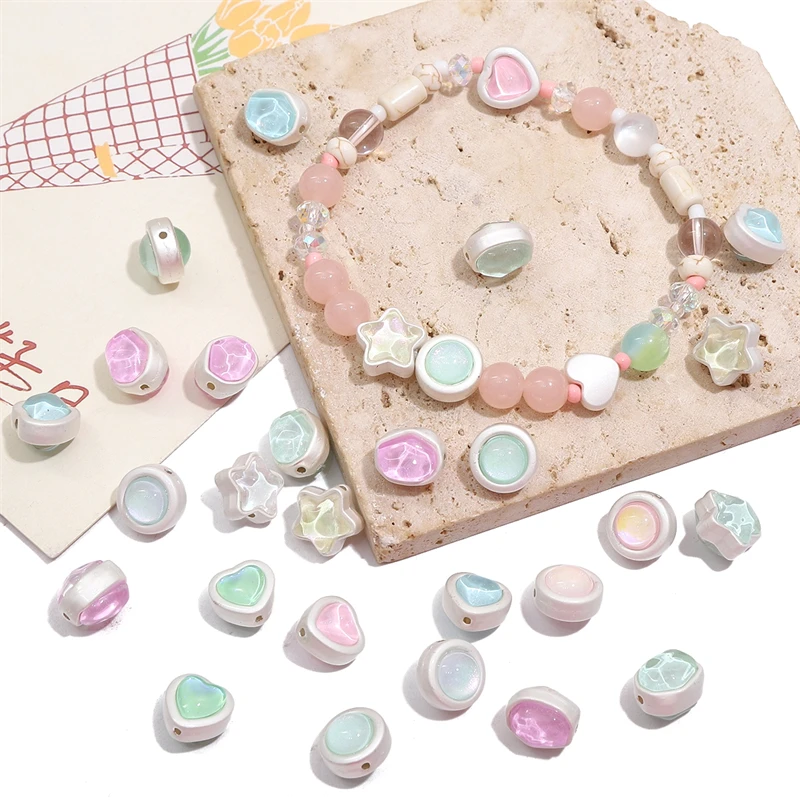 1 шт., стеклянные бусины из сплава ручной работы, круглые бусины в форме звезды, свободные бусины, ювелирные изделия «сделай сам», аксессуары для браслетов, ожерелья-цепочек
1 шт., стеклянные бусины из сплава ручной работы, круглые бусины в форме звезды, свободные бусины, ювелирные изделия «сделай сам», аксессуары для браслетов, ожерелья-цепочек