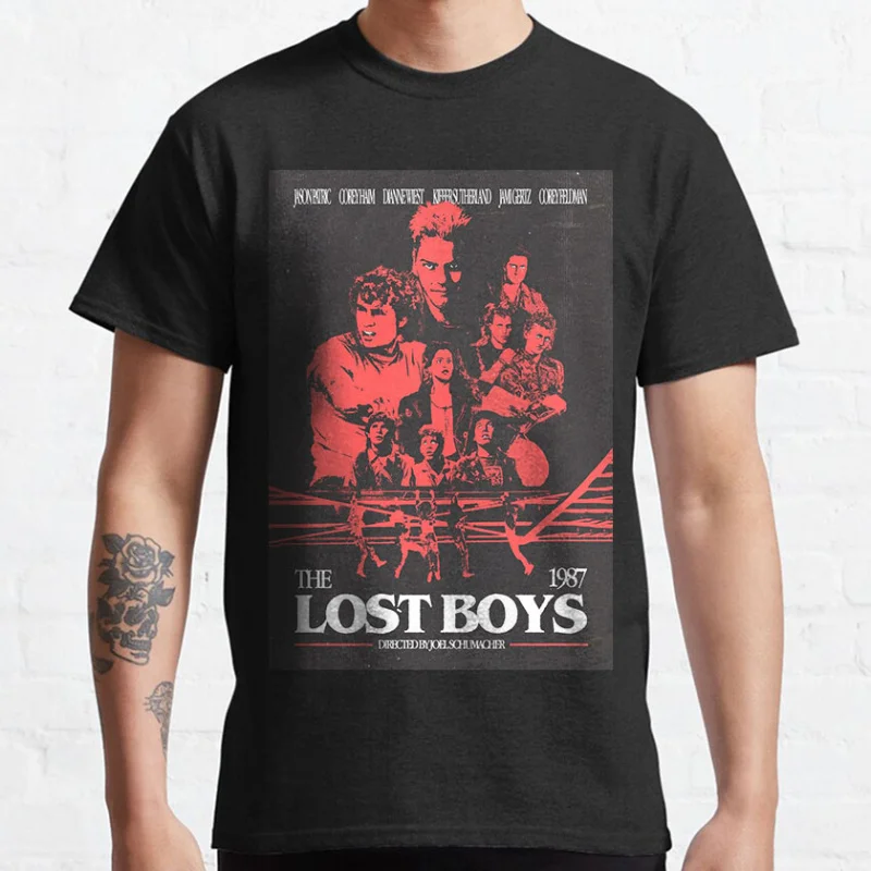 Vintage 80s Horror Movie The Lost Boys 1987 Vampire graphic t shirts Santa Carla Scary Halloween tops large size Men's clothing
Vintage 80s Horror Movie The Lost Boys 1987 Vampire graphic t shirts Santa Carla Scary Halloween tops large size Men's clothing