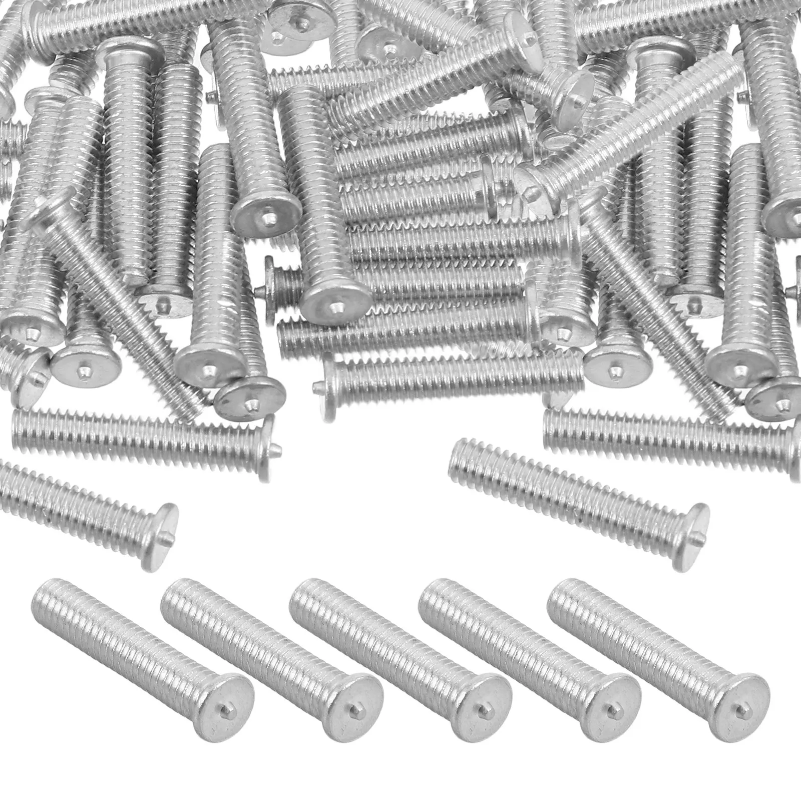 50pcs Auto Body Repair Stud Set Dent Removal Metal Panel Pulling Pin Kit For Car Body Repair Welder Collision Removal Nail 4mm
50pcs Auto Body Repair Stud Set Dent Removal Metal Panel Pulling Pin Kit For Car Body Repair Welder Collision Removal Nail 4mm