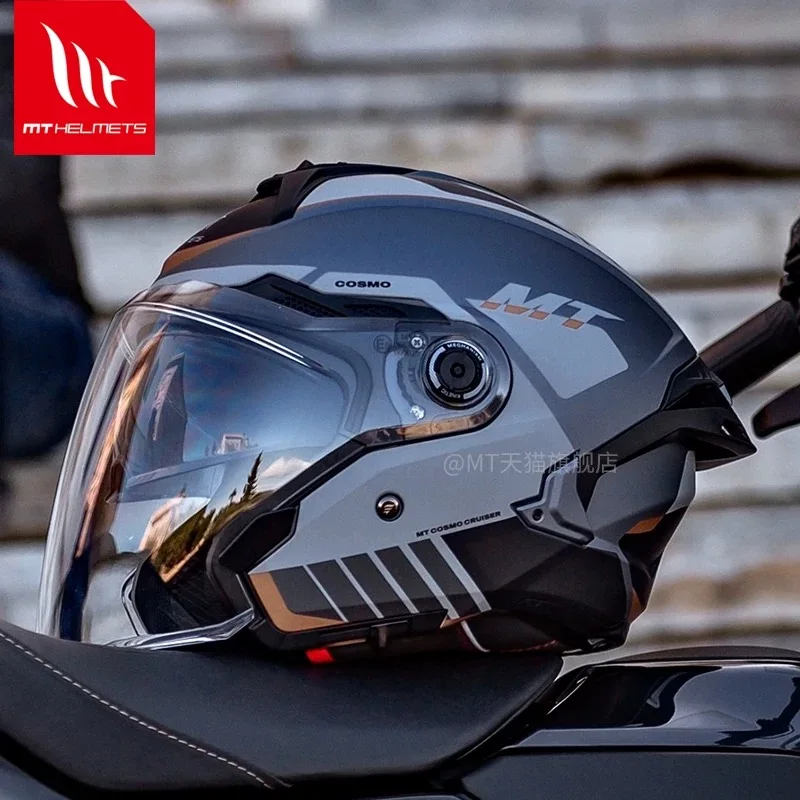 Оригинальный испанский мотоциклетный шлем MT COSMO SV, сертификация ECE DOT, полушлем для мужчин, Capacete Cascos Para Moto 3/4 с открытым лицом Casco
Оригинальный испанский мотоциклетный шлем MT COSMO SV, сертификация ECE DOT, полушлем для мужчин, Capacete Cascos Para Moto 3/4 с открытым лицом Casco