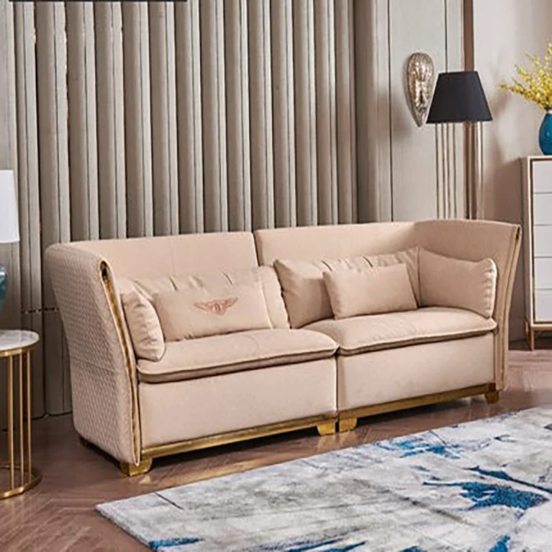 Italian leather sofa first layer cowhide living room luxury villa art sofa postmodern light luxury
Italian leather sofa first layer cowhide living room luxury villa art sofa postmodern light luxury