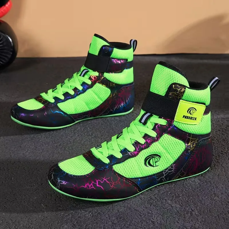 Professional Wrestling Shoes Men Women Comfortable Boxing Shoes Anti-Slippery Fighting Shoes High Top Gym Training Shoe Couples
Professional Wrestling Shoes Men Women Comfortable Boxing Shoes Anti-Slippery Fighting Shoes High Top Gym Training Shoe Couples