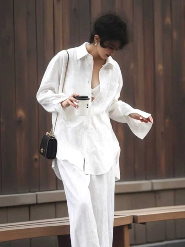Loose Long Sve Cotton Linen irt Set for Men And Women Casual Comfortable Breathable Loose Fit Pants Youth ular Four S...
Loose Long Sve Cotton Linen irt Set for Men And Women Casual Comfortable Breathable Loose Fit Pants Youth ular Four S...