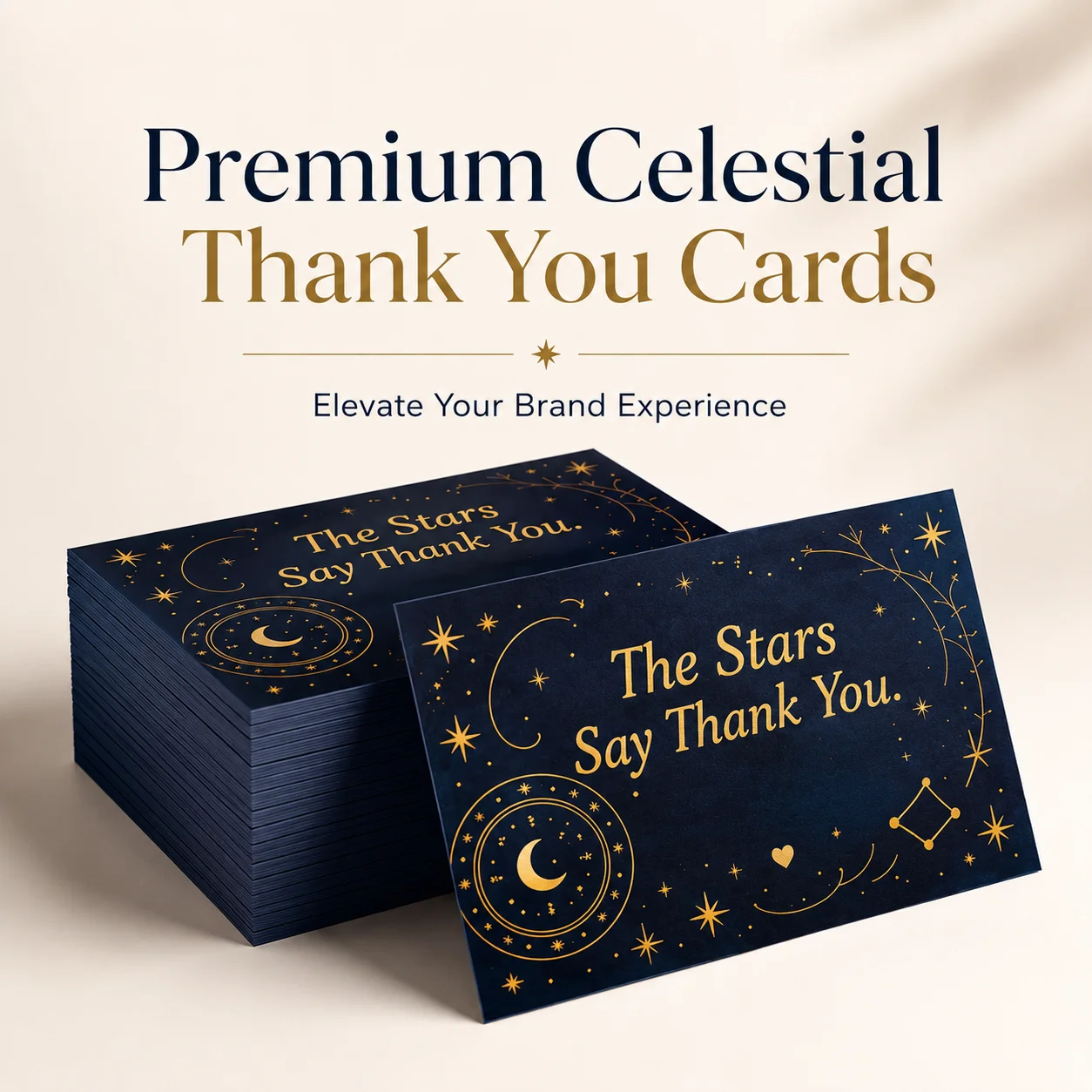 50/100 Starry Sky Thank You Cards, Elegant Galaxy Design, Printed with 'stars Thank You,' Ideal for Business Retail & Small Shop
50/100 Starry Sky Thank You Cards, Elegant Galaxy Design, Printed with 'stars Thank You,' Ideal for Business Retail & Small Shop