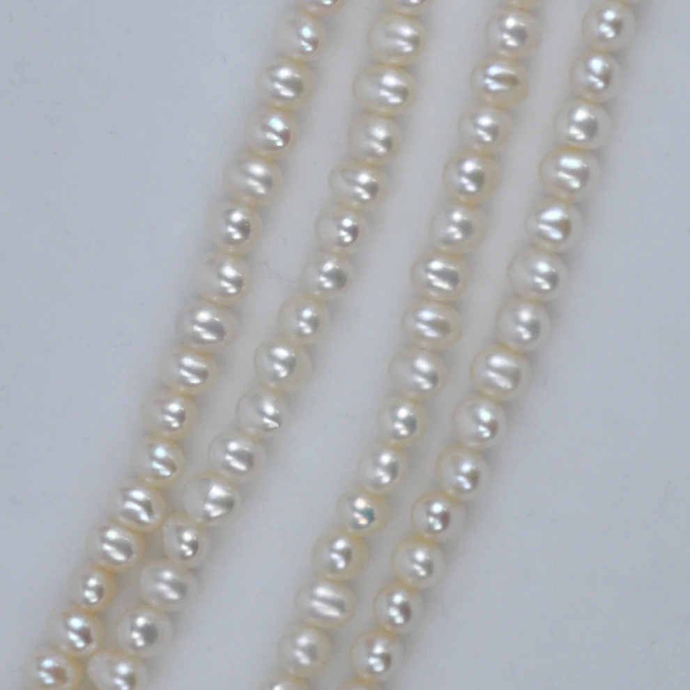 High Quality Natural Loose Pearl 4-5mm Small Size Near Round Pearl Strand
High Quality Natural Loose Pearl 4-5mm Small Size Near Round Pearl Strand