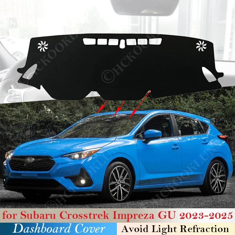 For Subaru Crosstrek Impreza GU 2023 2024 2025 New Dashboard Cover Mat Dashmat Car Accessories Pad Dash Sun Shade Protect Carpet 
For Subaru Crosstrek Impreza GU 2023 2024 2025 New Dashboard Cover Mat Dashmat Car Accessories Pad Dash Sun Shade Protect Carpet