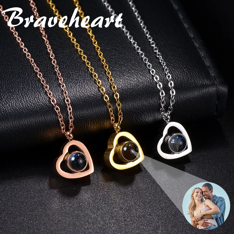 Braveheart Personalized Custom Photo Projection Heart Shape Necklace Stainless Steel For Women Men Family Memorial Jewelry Gift
Braveheart Personalized Custom Photo Projection Heart Shape Necklace Stainless Steel For Women Men Family Memorial Jewelry Gift