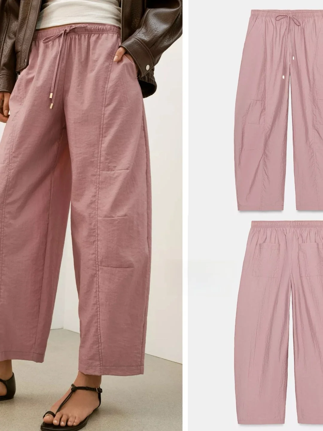Spring 2026 Casual Elastic Waist Drawstring Wide Leg Pants Women Loose Trousers Versatile Silhouette Long Pants URCACHE
Spring 2026 Casual Elastic Waist Drawstring Wide Leg Pants Women Loose Trousers Versatile Silhouette Long Pants URCACHE