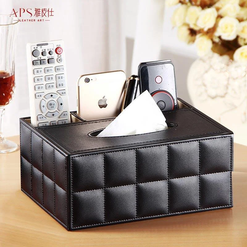 Desktop Organizer Remote Control Holder Pencil Scissor Container PU Leather Tissue Box Storage Organizer Box WY817
Desktop Organizer Remote Control Holder Pencil Scissor Container PU Leather Tissue Box Storage Organizer Box WY817