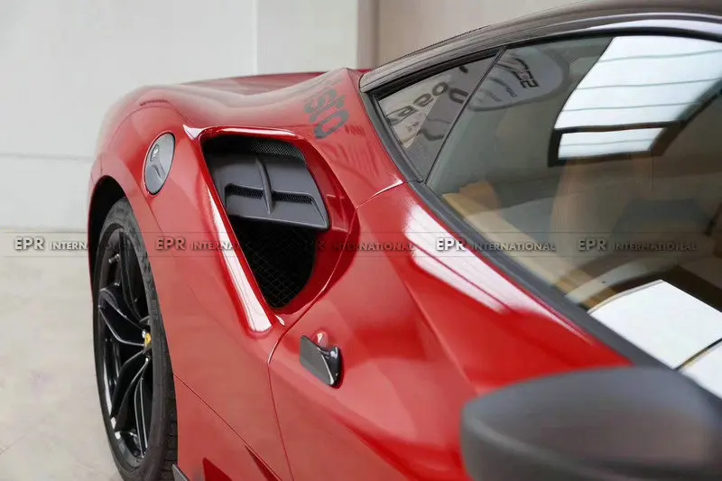 Для боковой панели воздухозаборника типа Ferrari 488 GTB CP, аэродинамический компонент бокового корпуса, деталь для обновления внешней производительности премиум-класса 
Для боковой панели воздухозаборника типа Ferrari 488 GTB CP, аэродинамический компонент бокового корпуса, деталь для обновления внешней производительности премиум-класса