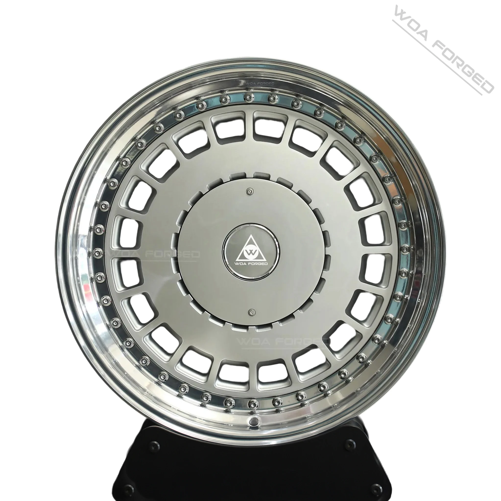 Luxury Two-piece Full Face Deep Dish 19 20 21inches Brushed Satin Silver Finish High-Performance 5X114.3 5X120 for AMG W204 W205
Luxury Two-piece Full Face Deep Dish 19 20 21inches Brushed Satin Silver Finish High-Performance 5X114.3 5X120 for AMG W204 W205