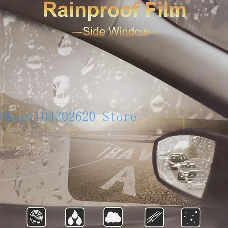 02DE Car Rear-View Mirror Side Window Anti-Scratch Anti-Mist for HD Film for Safe Dri
02DE Car Rear-View Mirror Side Window Anti-Scratch Anti-Mist for HD Film for Safe Dri