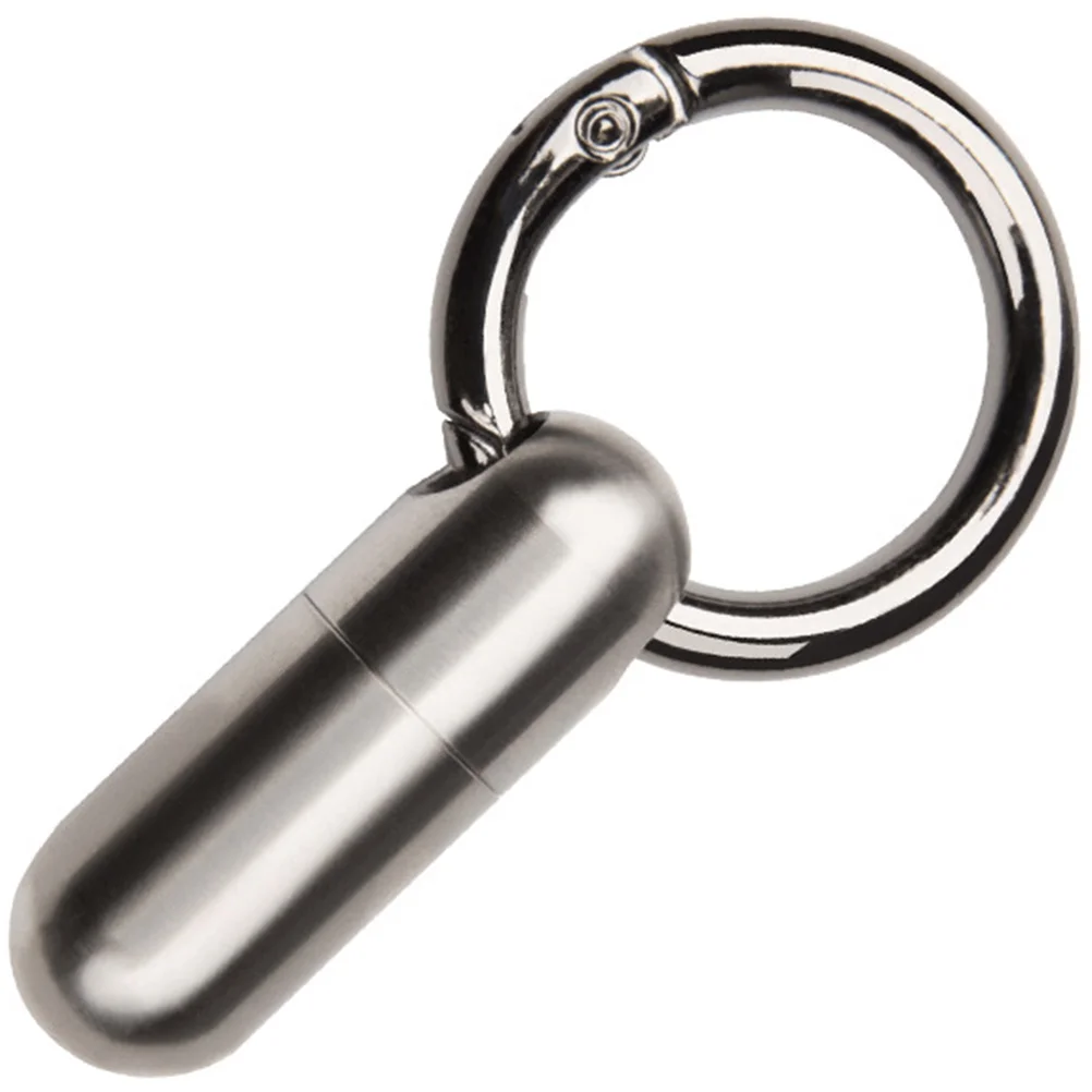 Titanium Alloy Heart-saving Pill Bottle Small Case Keychain Travel Elder Portable Secure Storage Container For Pills
Titanium Alloy Heart-saving Pill Bottle Small Case Keychain Travel Elder Portable Secure Storage Container For Pills