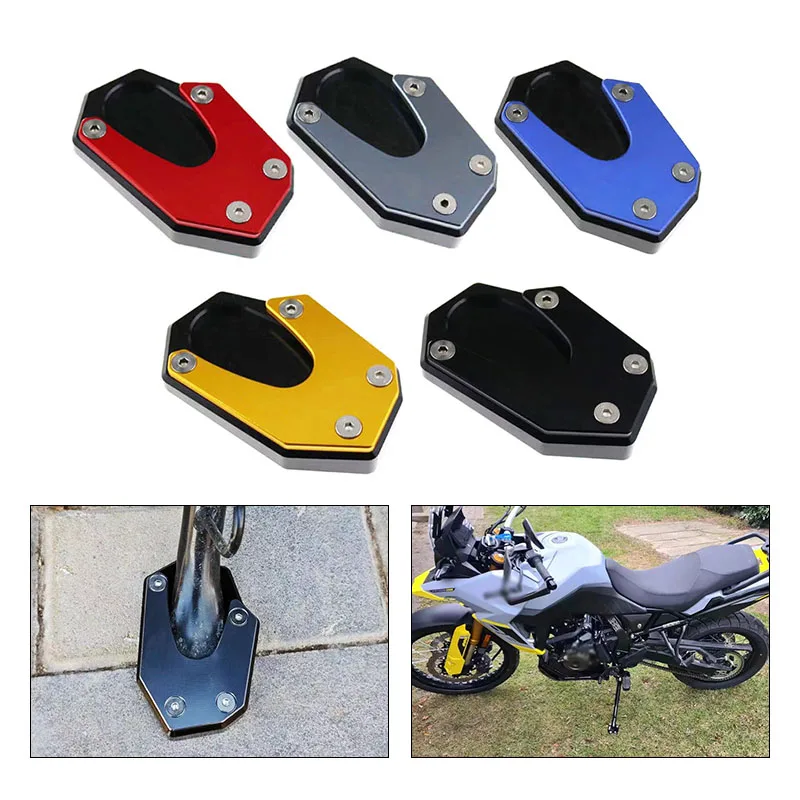 VStrom 800DE Motorcycle CNC Foot Side Stand Enlarger Support Plate Kickstand Extension Pad For Suzuki V-STROM 800de 2023-
VStrom 800DE Motorcycle CNC Foot Side Stand Enlarger Support Plate Kickstand Extension Pad For Suzuki V-STROM 800de 2023-