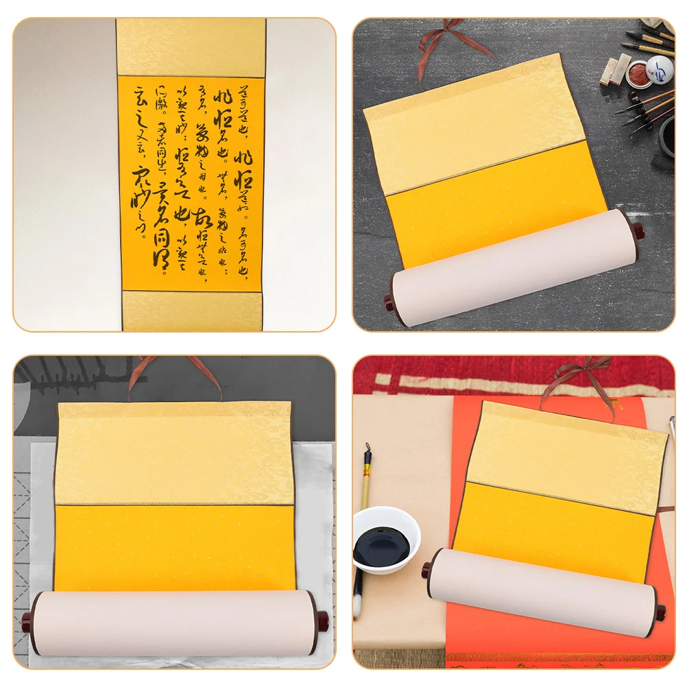 Blank Durable Chinese Calligraphy Paper Scroll Water Absorbing for Painting Writing Practice Art Wall Scroll Home Decor 
Blank Durable Chinese Calligraphy Paper Scroll Water Absorbing for Painting Writing Practice Art Wall Scroll Home Decor