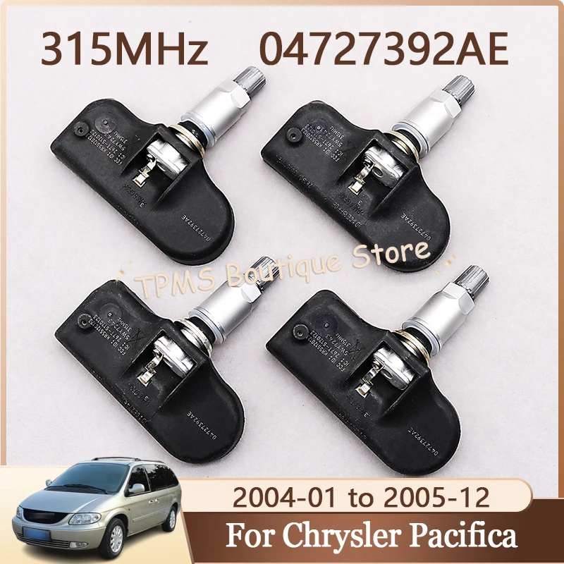 4pcs 315MHz TPMS Tire Pressure Monitor System 04727392AE For Chrysler Pacifica Town & Country For Dodge Caravan Grand Caravan
4pcs 315MHz TPMS Tire Pressure Monitor System 04727392AE For Chrysler Pacifica Town & Country For Dodge Caravan Grand Caravan
