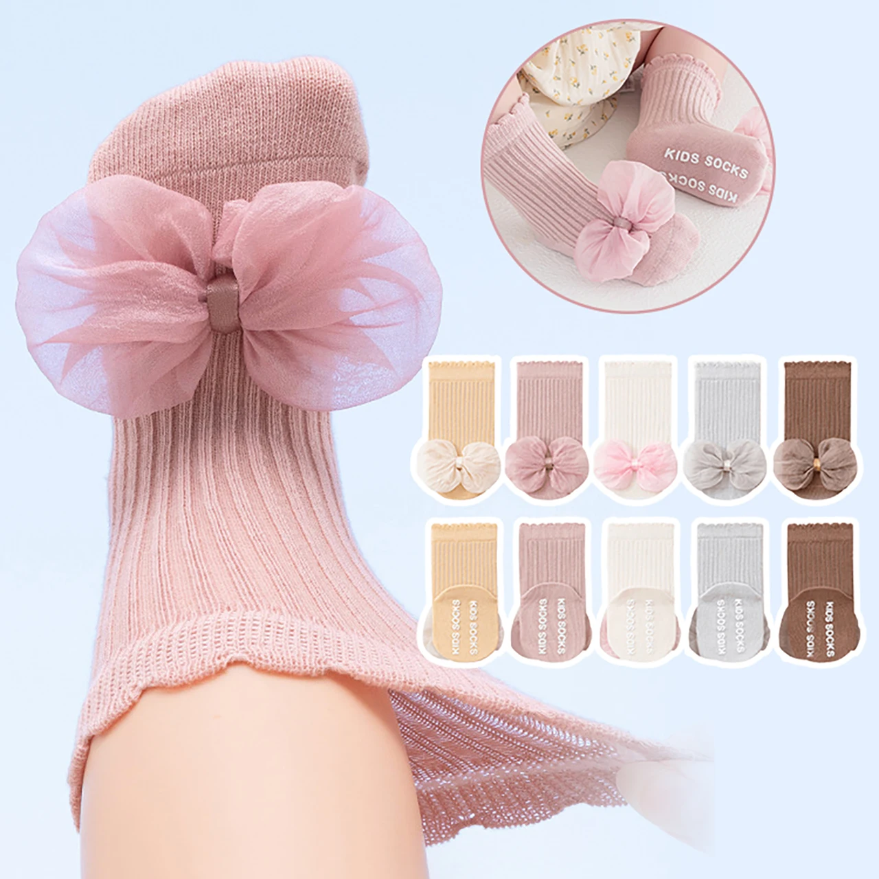Princess Girl Mid-Calf Socks Solid Color Non-slip Kids Floor Socks Spring Fall Baby Cotton Sock 0-3Year Newborn Footwear Sock
Princess Girl Mid-Calf Socks Solid Color Non-slip Kids Floor Socks Spring Fall Baby Cotton Sock 0-3Year Newborn Footwear Sock
